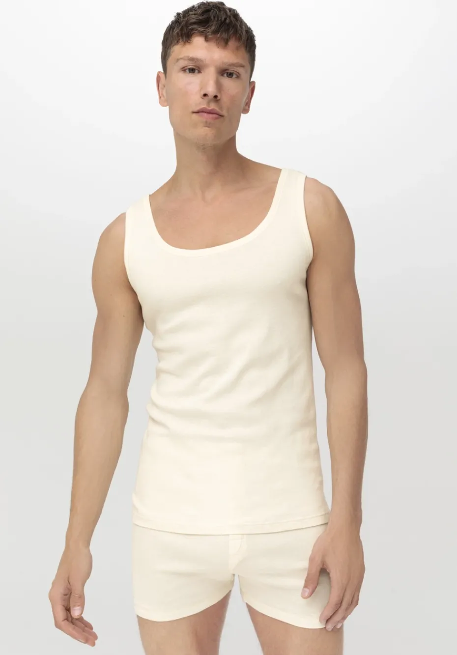 hessnatur Athletic Shirt im 2er-Pack PURE E aus reiner Bio-Baumwolle von natur Online