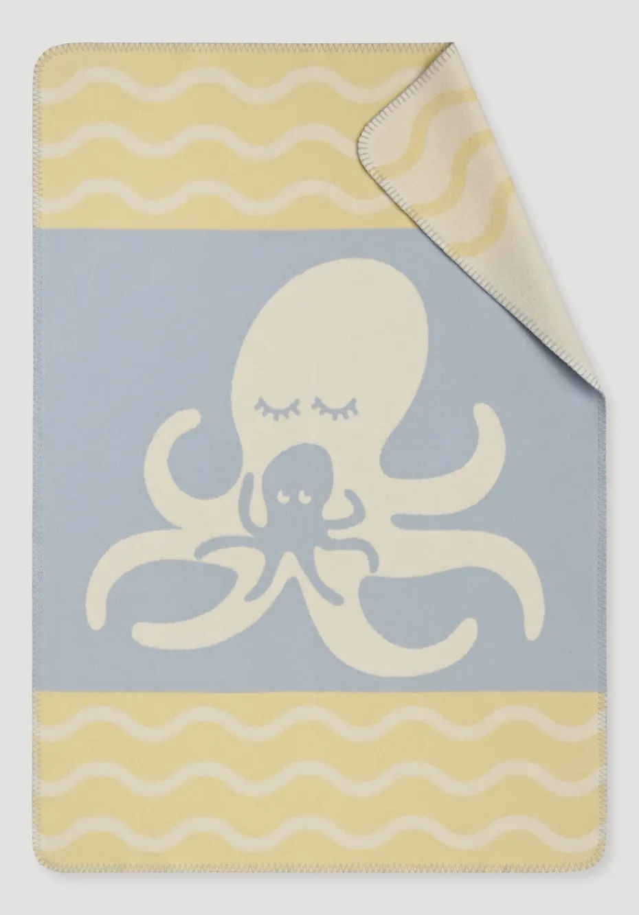 hessnatur Baby & Kinder Decke aus reiner Bio-Baumwolle von nordisch blau Sale