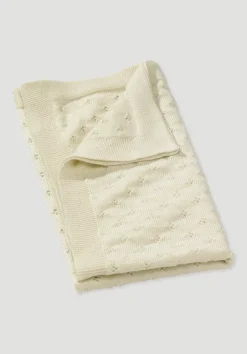 hessnatur Baby Strickdecke aus reiner Bio-Merinowolle von natur