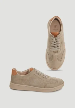 hessnatur Baseball Sneaker aus chromfrei gegerbtem Leder von camel New