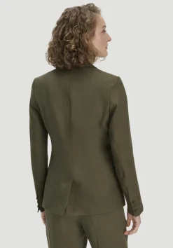 hessnatur Blazer Regular aus reinem Leinen von goldoliv New