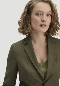 hessnatur Blazer Regular aus reinem Leinen von goldoliv New