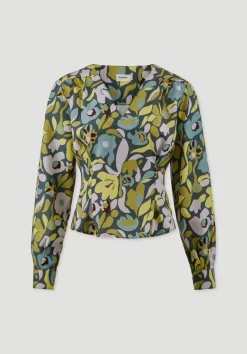 hessnatur Bluse Regular aus reiner LENZING™ ECOVERO™ Viskose von dunkles petrol Discount