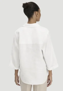 hessnatur Bluse Relaxed aus reinem Leinen von naturweiss Discount