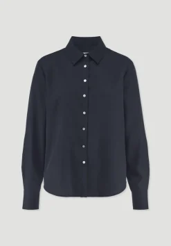 hessnatur Bluse Relaxed aus TENCEL™ Lyocell von marine Online