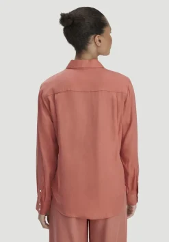 hessnatur Bluse Relaxed aus TENCEL™ Lyocell von pfirsichrot