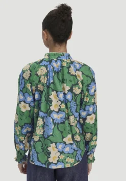 hessnatur Bluse Relaxed LIV LEE aus reiner Bio-Baumwolle von seegrün Outlet