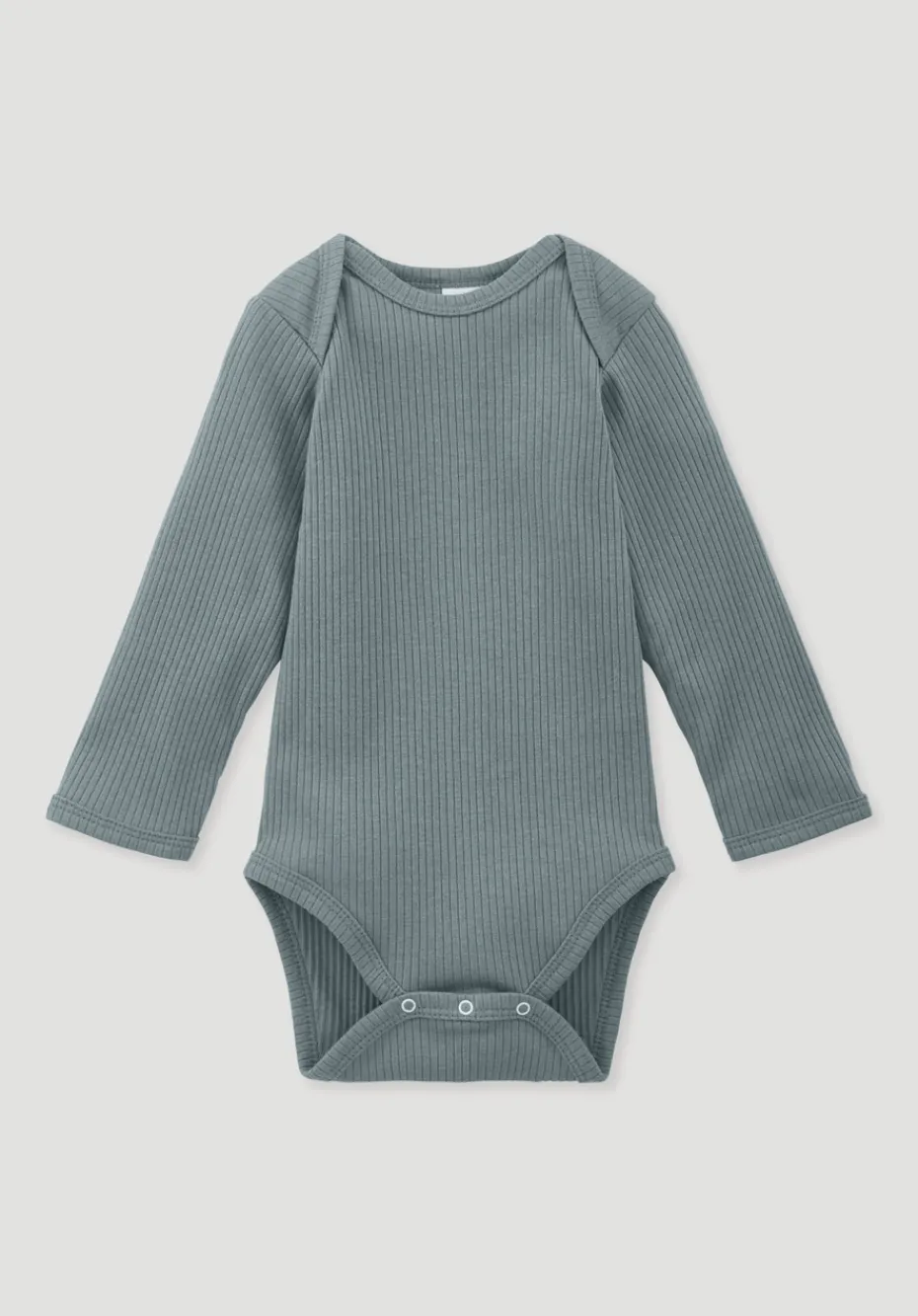 hessnatur Body Langarm aus Bio-Baumwolle mit Bio-Merinowolle von atlantikblau Clearance