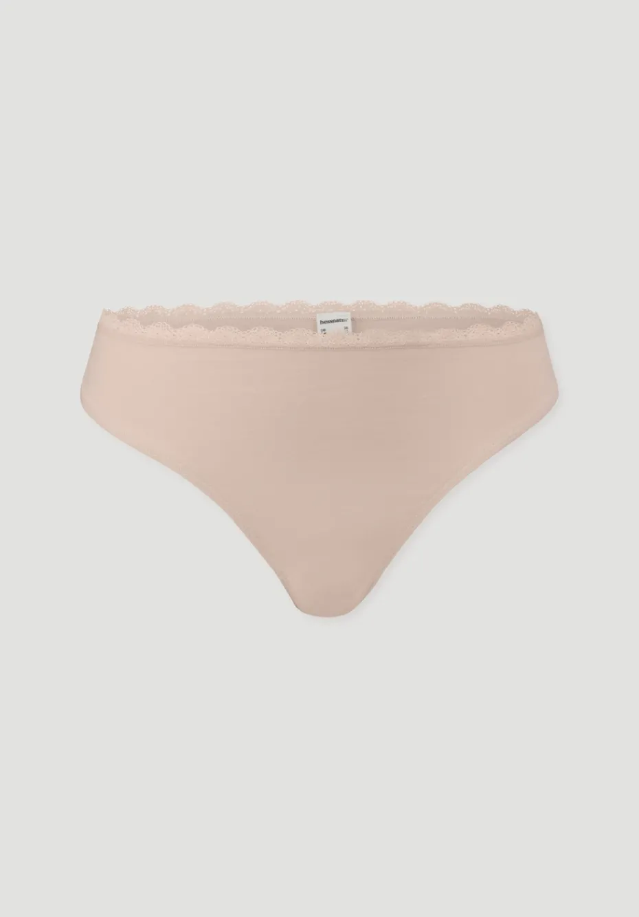 hessnatur Brazil Regular Cut COTTON FEEL LACE aus Bio-Baumwolle von puder Sale