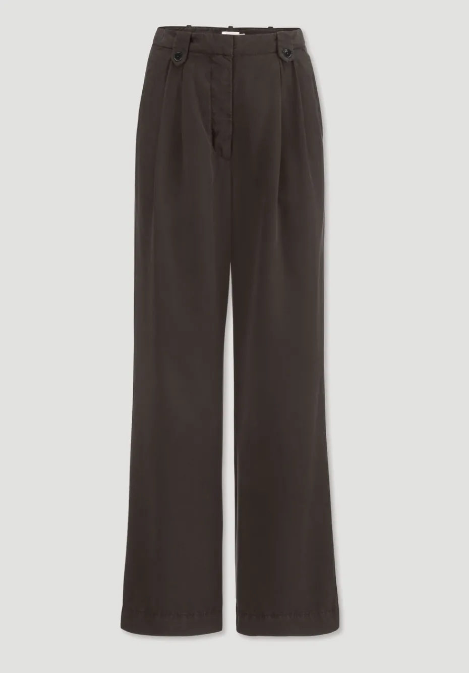 hessnatur Bundfalten Hose Wide Leg aus TENCEL™ Lyocell von kakao braun Online