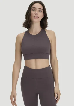 hessnatur Bustier ACTIVE COMFORT aus Bio-Baumwolle von mauvebraun Clearance