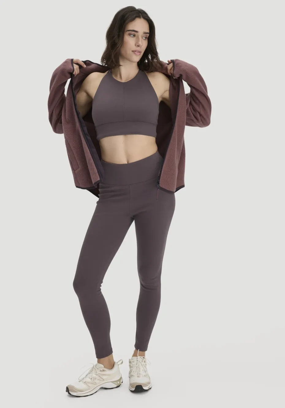 hessnatur Bustier ACTIVE COMFORT aus Bio-Baumwolle von mauvebraun Clearance