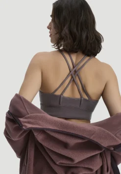 hessnatur Bustier ACTIVE COMFORT aus Bio-Baumwolle von mauvebraun Clearance