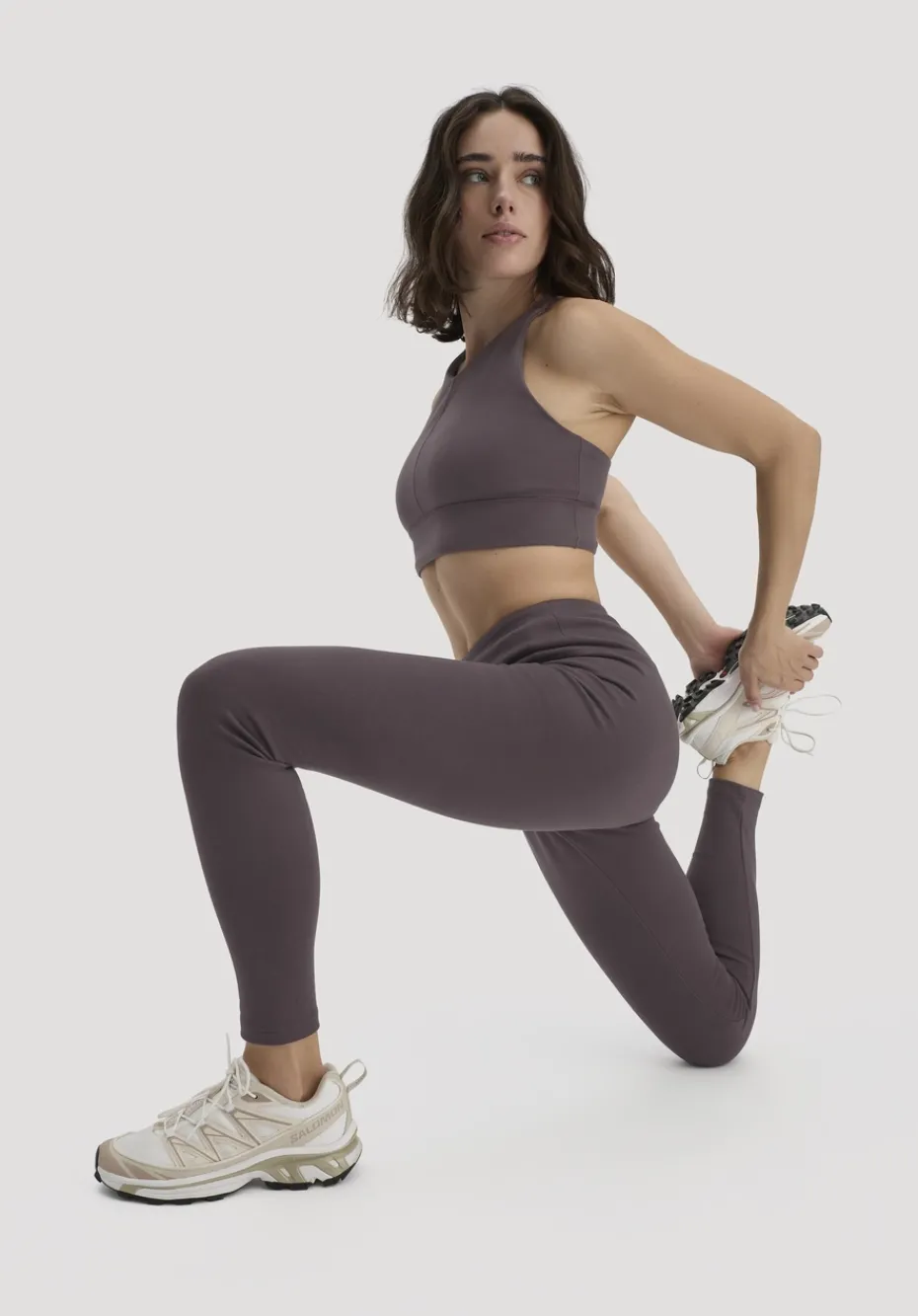 hessnatur Bustier ACTIVE COMFORT aus Bio-Baumwolle von mauvebraun Clearance