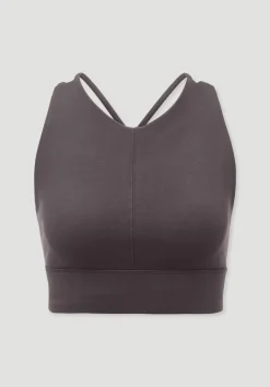 hessnatur Bustier ACTIVE COMFORT aus Bio-Baumwolle von mauvebraun Clearance