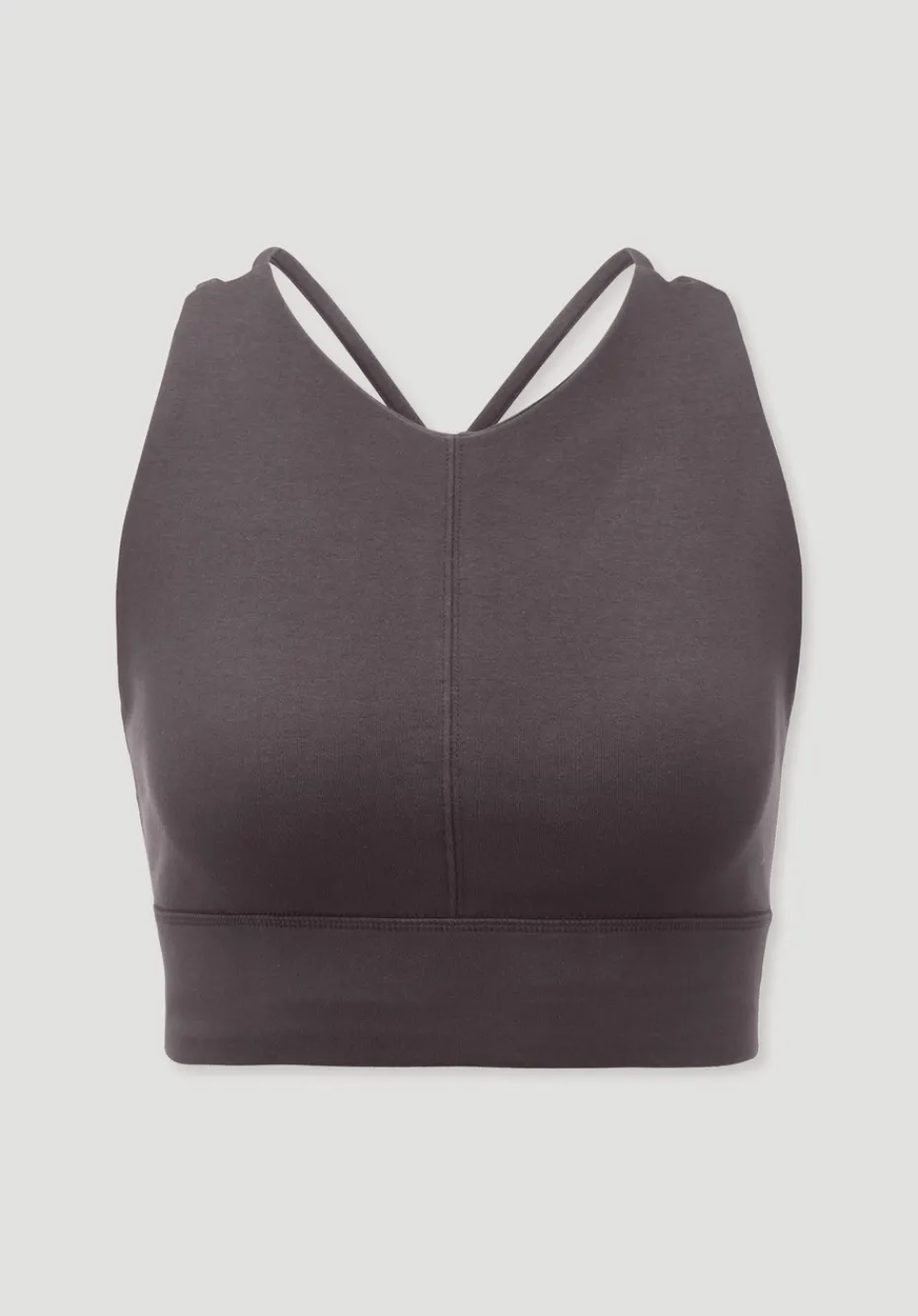 hessnatur Bustier ACTIVE COMFORT aus Bio-Baumwolle von mauvebraun Clearance