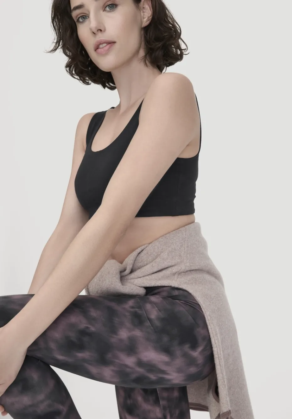 hessnatur Bustier ACTIVE LIGHT aus Bio-Baumwolle von schwarz Outlet