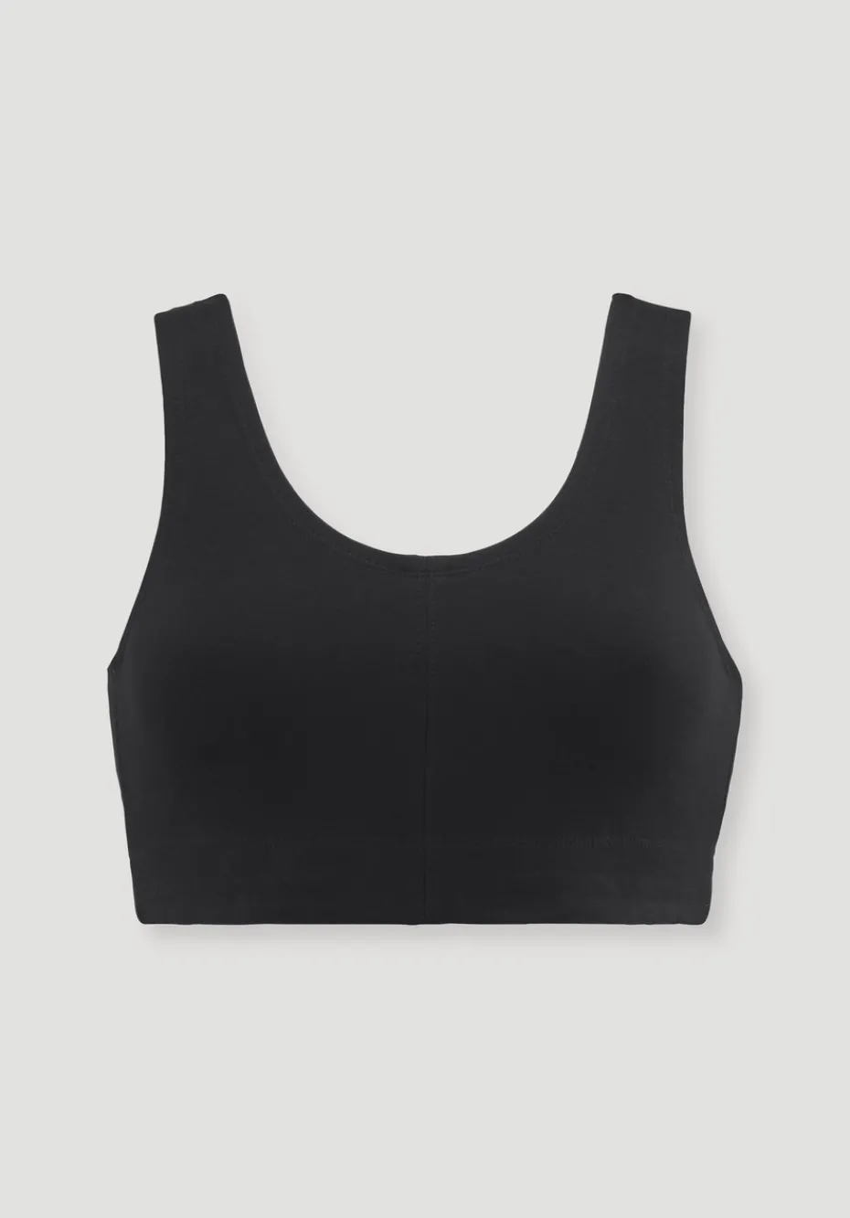 hessnatur Bustier ACTIVE LIGHT aus Bio-Baumwolle von schwarz Outlet