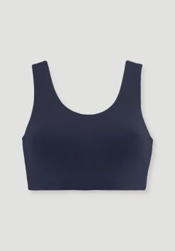 hessnatur Bustier ACTIVE LIGHT aus Bio-Baumwolle von dunkelblau Discount