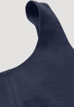 hessnatur Bustier ACTIVE LIGHT aus Bio-Baumwolle von dunkelblau Discount