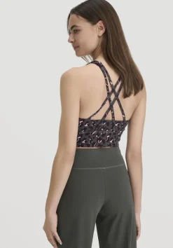hessnatur Bustier Highneck ACTIVE LIGHT aus Bio-Baumwolle von tannengrün Clearance