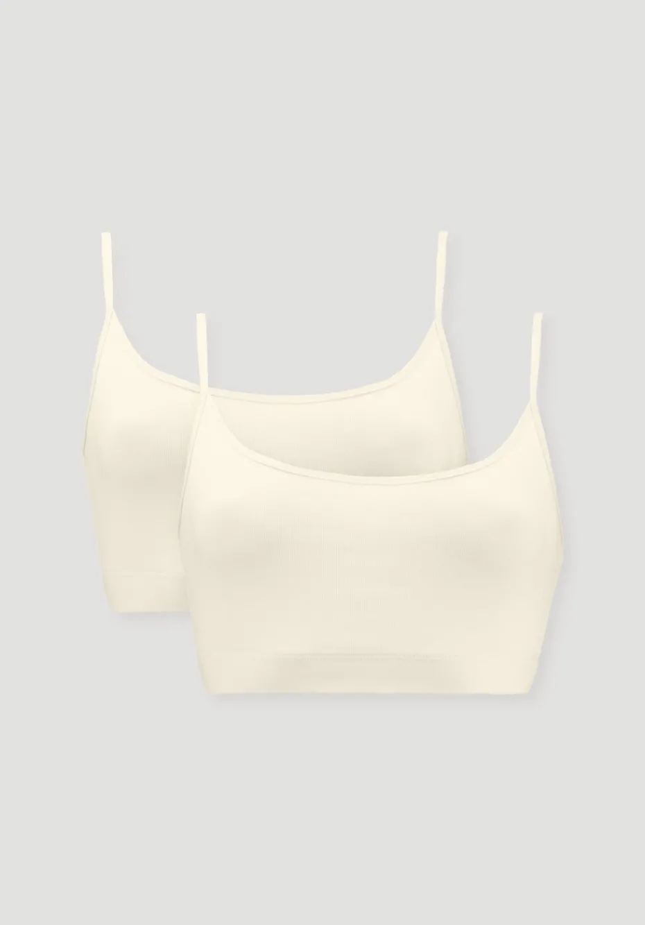 hessnatur Bustier im 2er-Pack PURE COTTON aus reiner Bio-Baumwolle von natur Outlet
