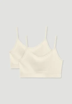 hessnatur Bustier im 2er-Pack PURE COTTON aus reiner Bio-Baumwolle von natur Outlet
