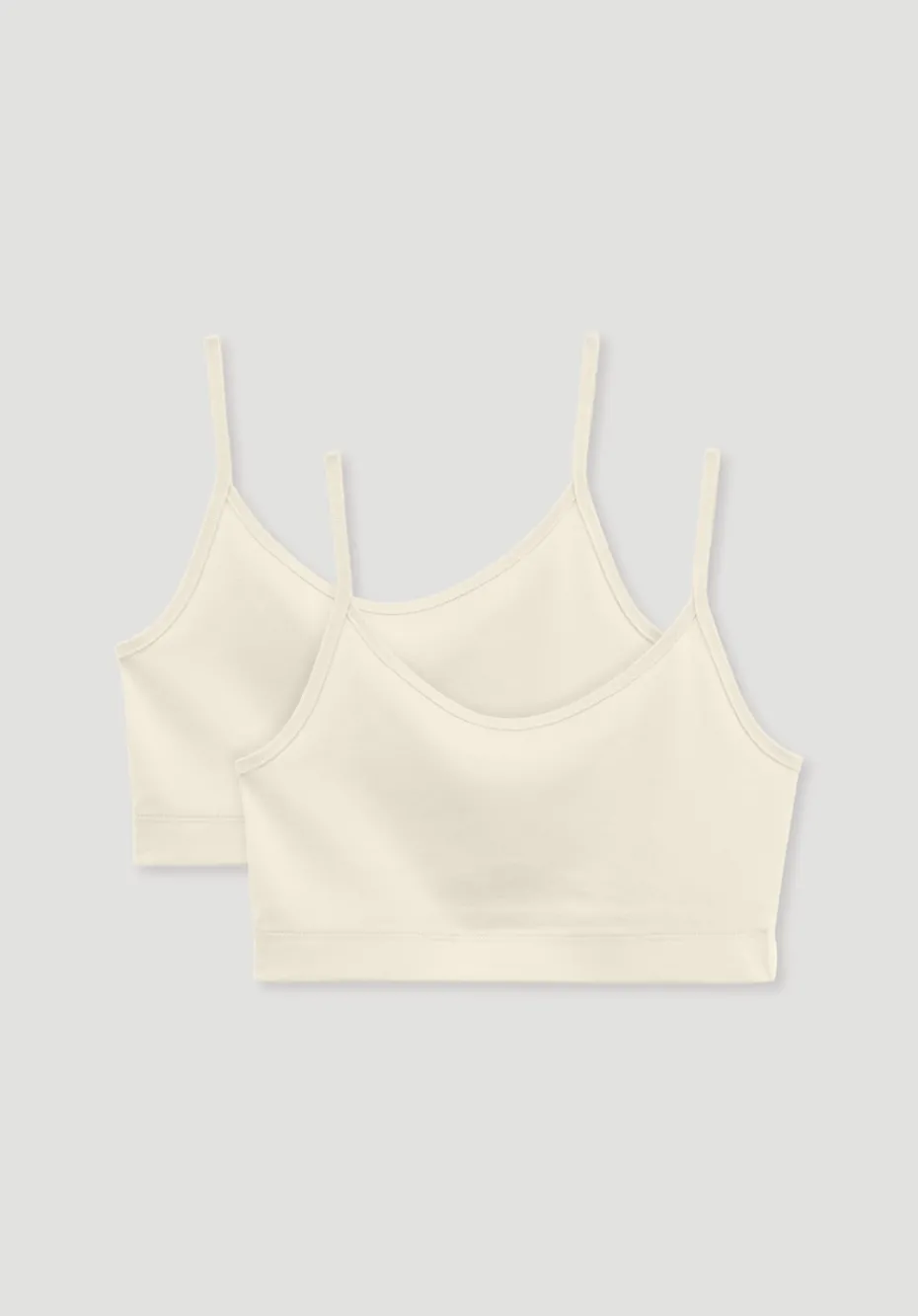 hessnatur Bustier im 2er-Pack PURE COTTON aus reiner Bio-Baumwolle von natur Outlet