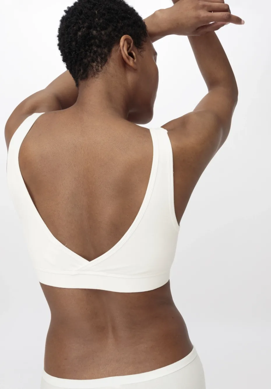 hessnatur Bustier PURE BALANCE aus Bio-Baumwolle und TENCEL™ Modal von naturweiss Sale
