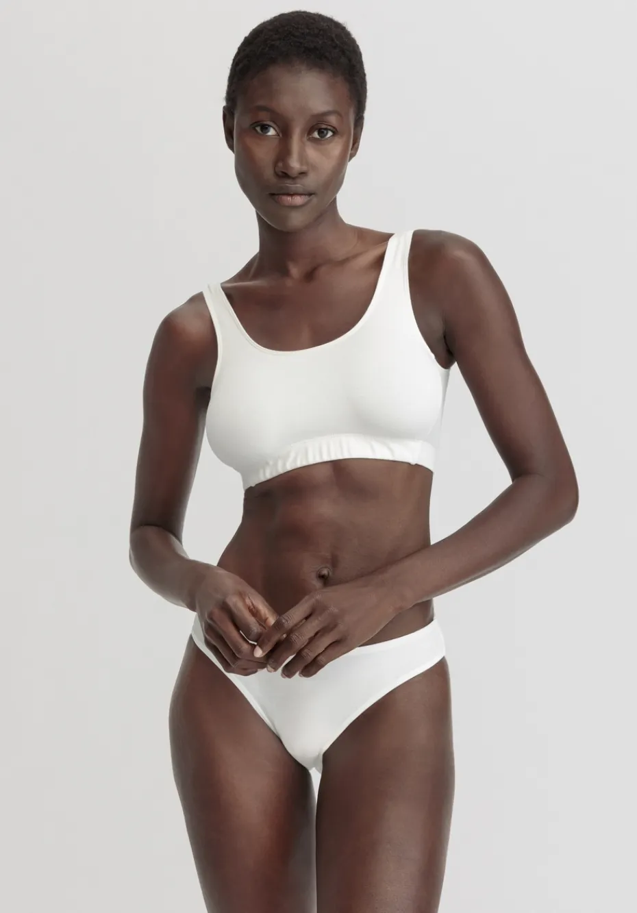 hessnatur Bustier Softbund COTTON FEEL aus Bio-Baumwolle von naturweiss Best