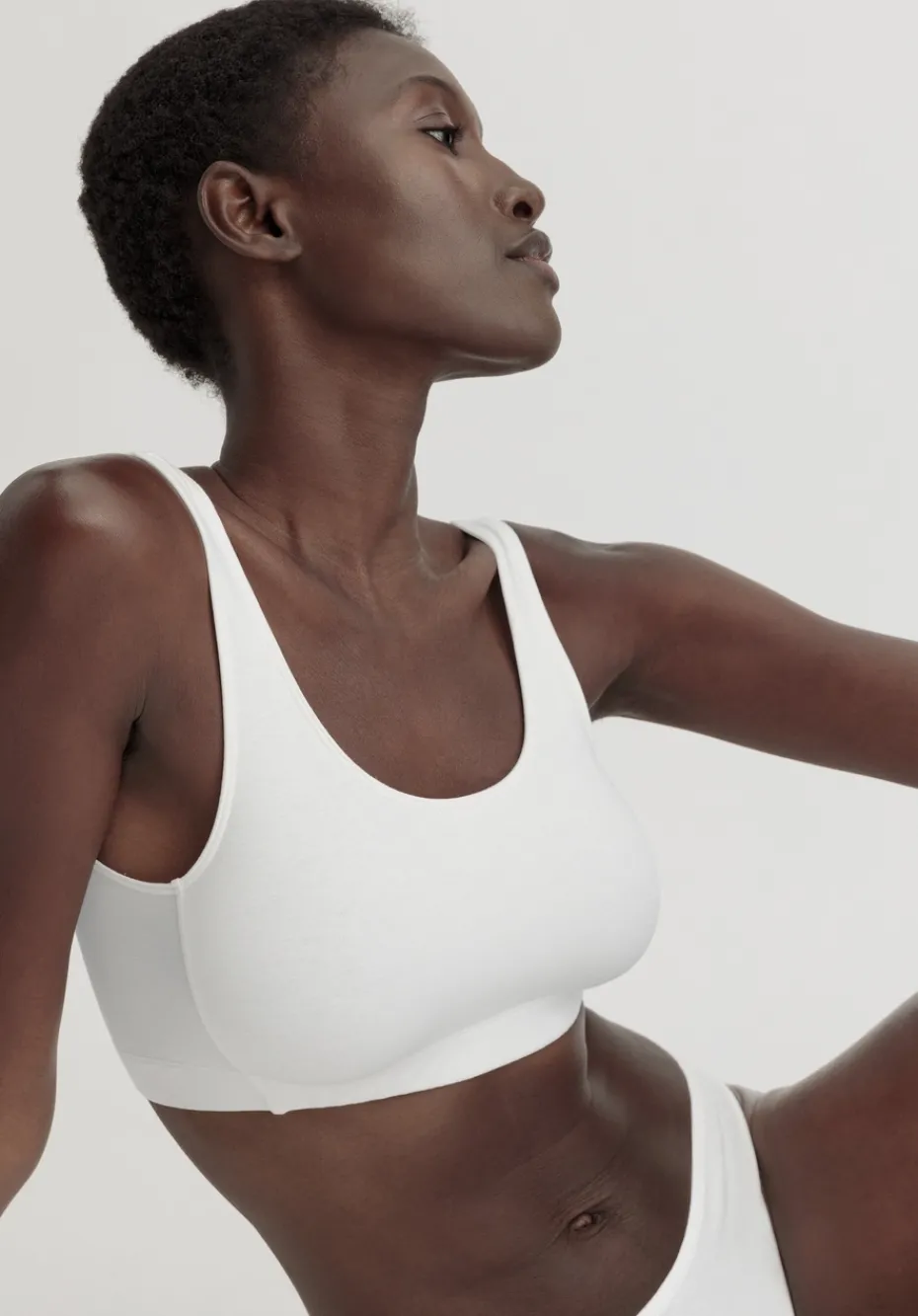 hessnatur Bustier Softbund COTTON FEEL aus Bio-Baumwolle von naturweiss Best