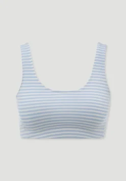 hessnatur Bustier Softbund COTTON FEEL aus Bio-Baumwolle von himmelblau New