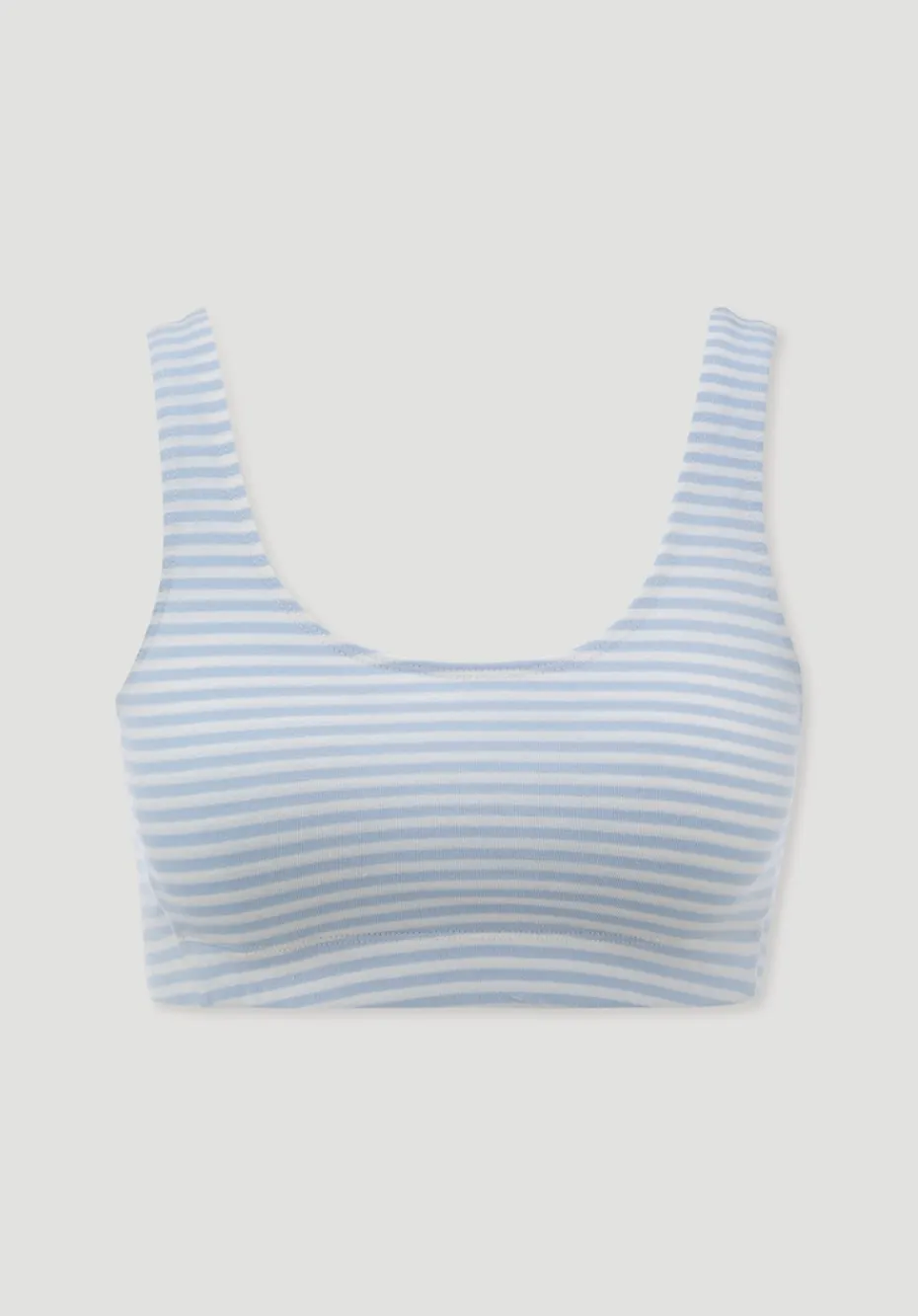 hessnatur Bustier Softbund COTTON FEEL aus Bio-Baumwolle von himmelblau New