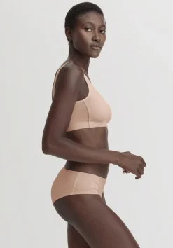 hessnatur Bustier Softbund COTTON FEEL aus Bio-Baumwolle von puder Hot