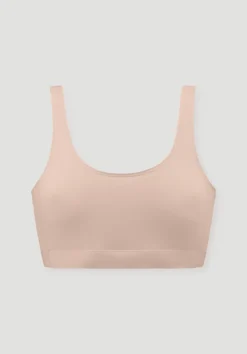 hessnatur Bustier Softbund COTTON FEEL aus Bio-Baumwolle von puder Hot