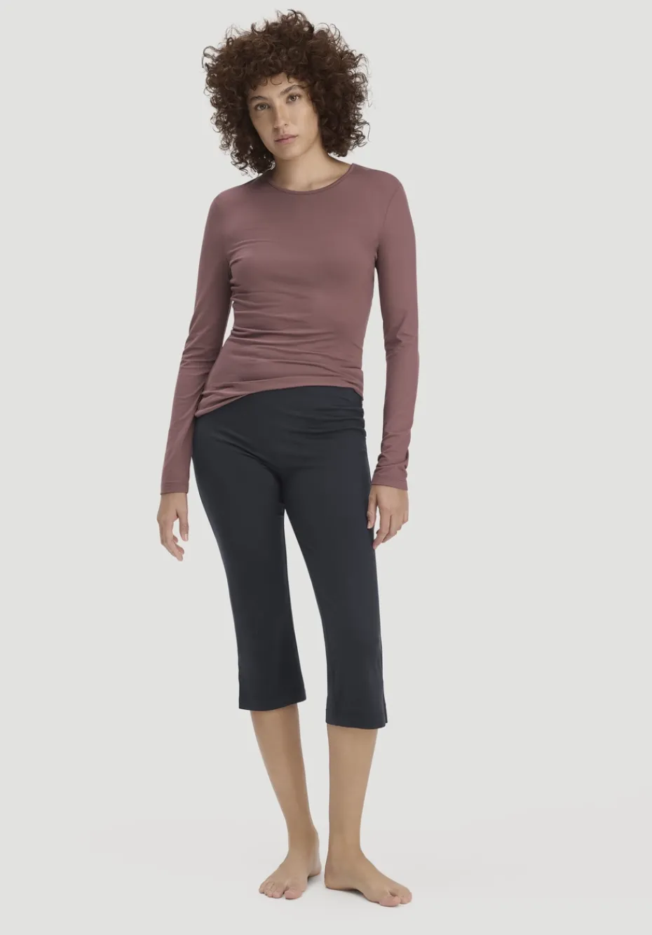 hessnatur Caprihose PURE FLOW aus TENCEL™ Modal von schwarz Sale