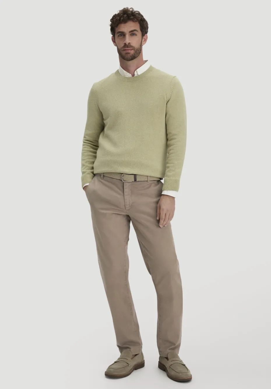 hessnatur Chino LENN Regular aus Bio-Baumwolle von lehm Hot