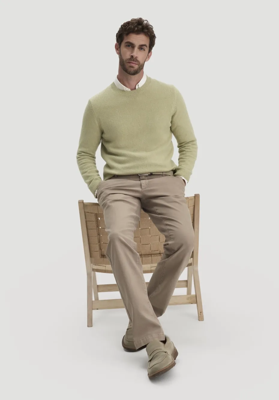hessnatur Chino LENN Regular aus Bio-Baumwolle von lehm Hot