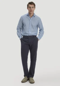 hessnatur Chino LENN Regular aus Bio-Baumwolle von marine