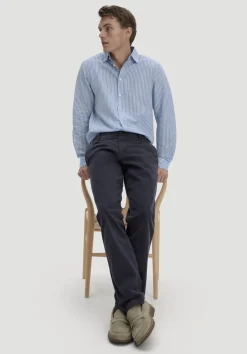 hessnatur Chino LENN Regular aus Bio-Baumwolle von marine