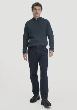hessnatur Chino RON Relaxed aus Bio-Baumwolle von marine New