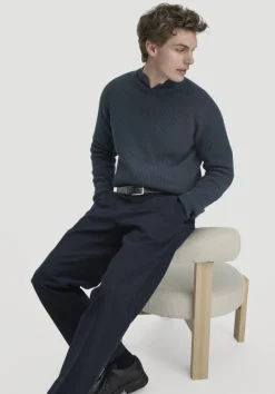 hessnatur Chino RON Relaxed aus Bio-Baumwolle von marine New