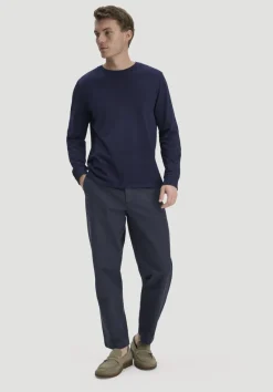 hessnatur Chino RONNEL Relaxed aus reiner Bio-Baumwolle von marine Discount