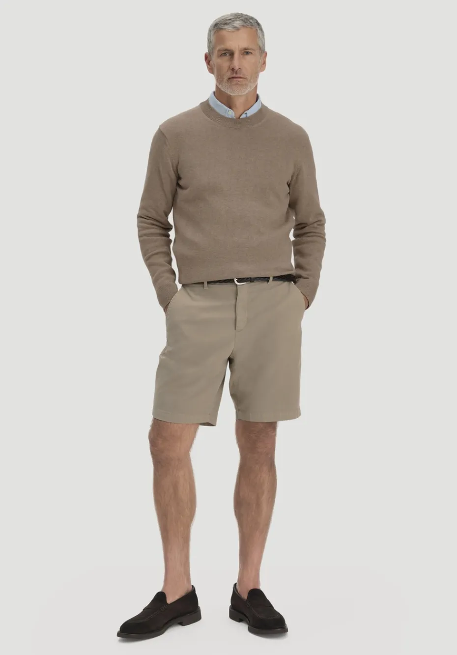 hessnatur Chino Shorts LENN Regular aus Bio-Baumwolle von lehm Clearance