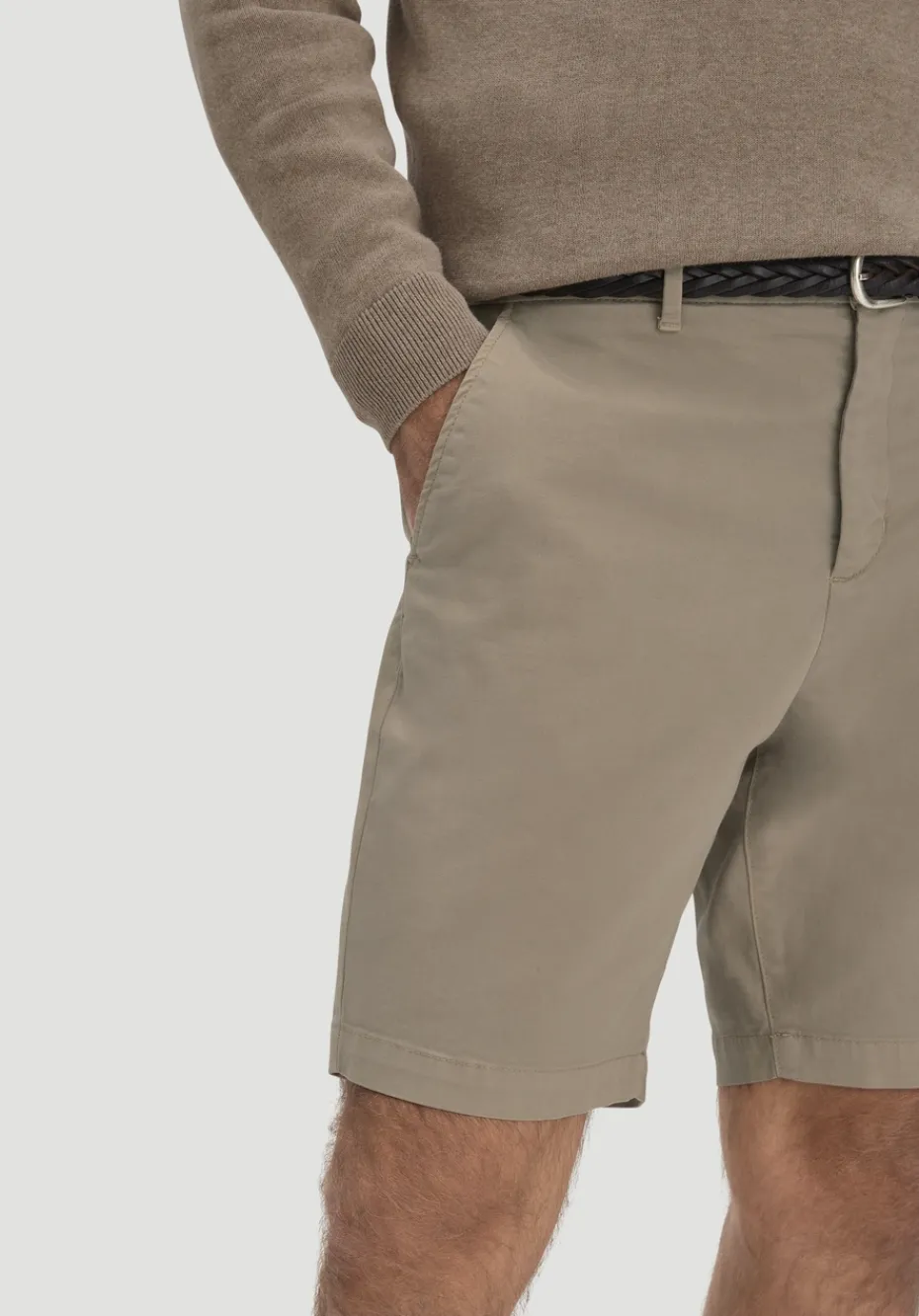 hessnatur Chino Shorts LENN Regular aus Bio-Baumwolle von lehm Clearance