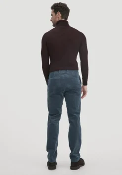 hessnatur Cordhose LENN Regular aus Bio-Baumwolle von dunkles petrol Best