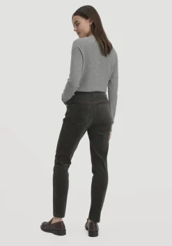 hessnatur Cordhose Slim Leg Regular aus Bio-Baumwolle von tannengrün Best