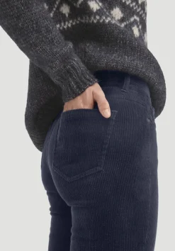 hessnatur Cordhose Slim Leg Regular aus Bio-Baumwolle von marine Best