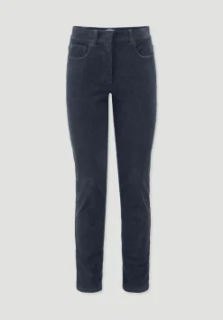 hessnatur Cordhose Slim Leg Regular aus Bio-Baumwolle von marine Best