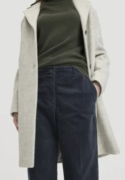 hessnatur Cordhose Wide Leg Relaxed aus Bio-Baumwolle von marine Online